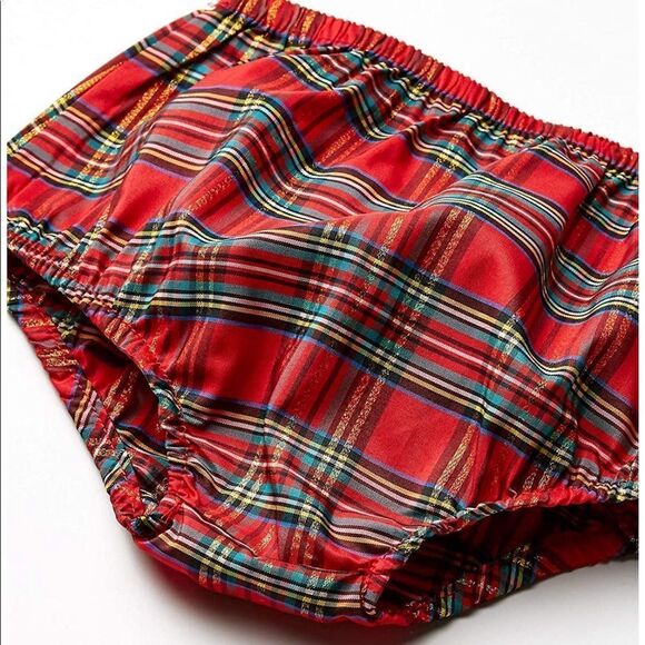 LITTLE ME | Black-Red | BABY GIRL GINGHAM DRESS - Picture 5 of 5